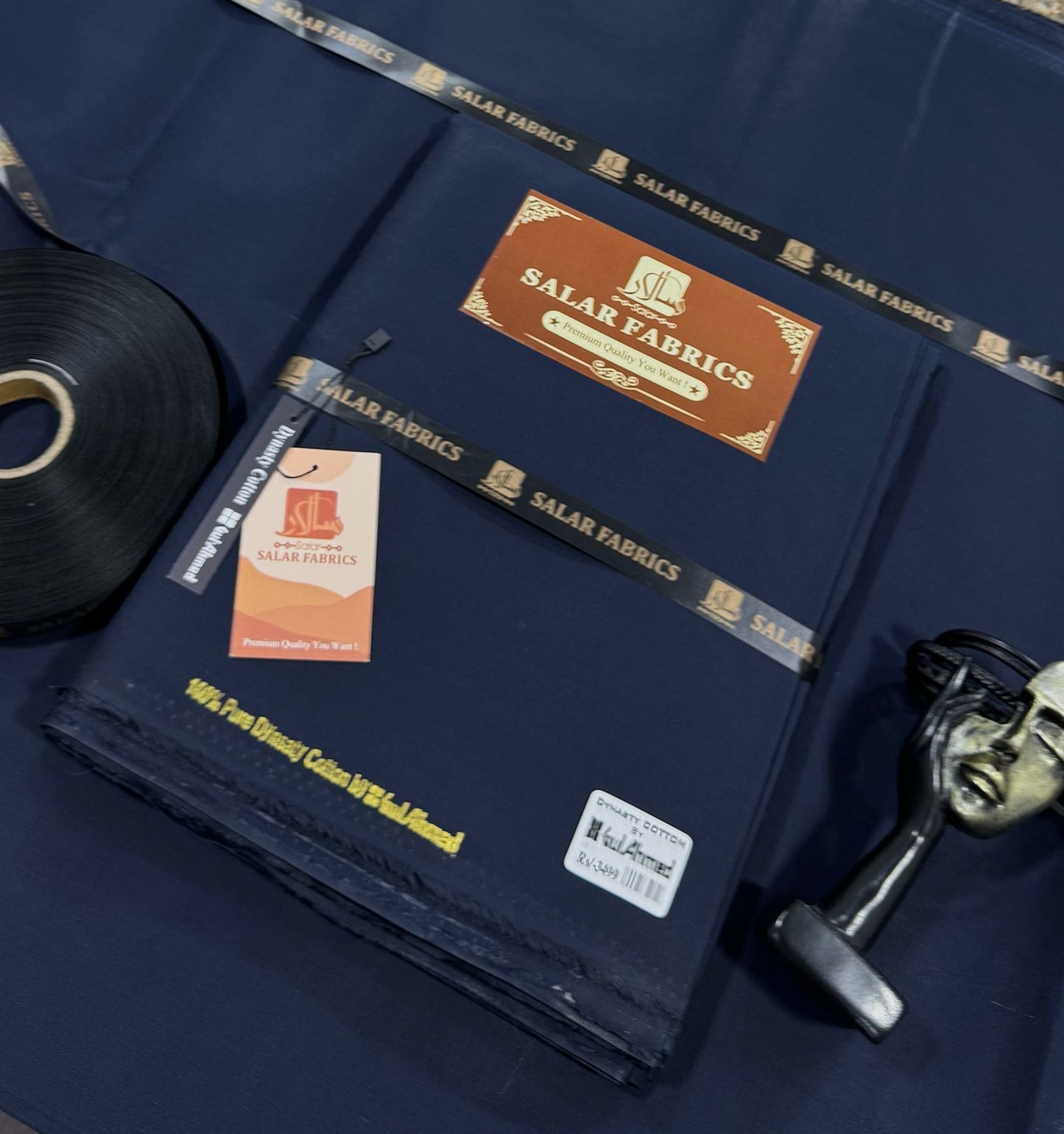 Dynasty Cotton Navy Blue