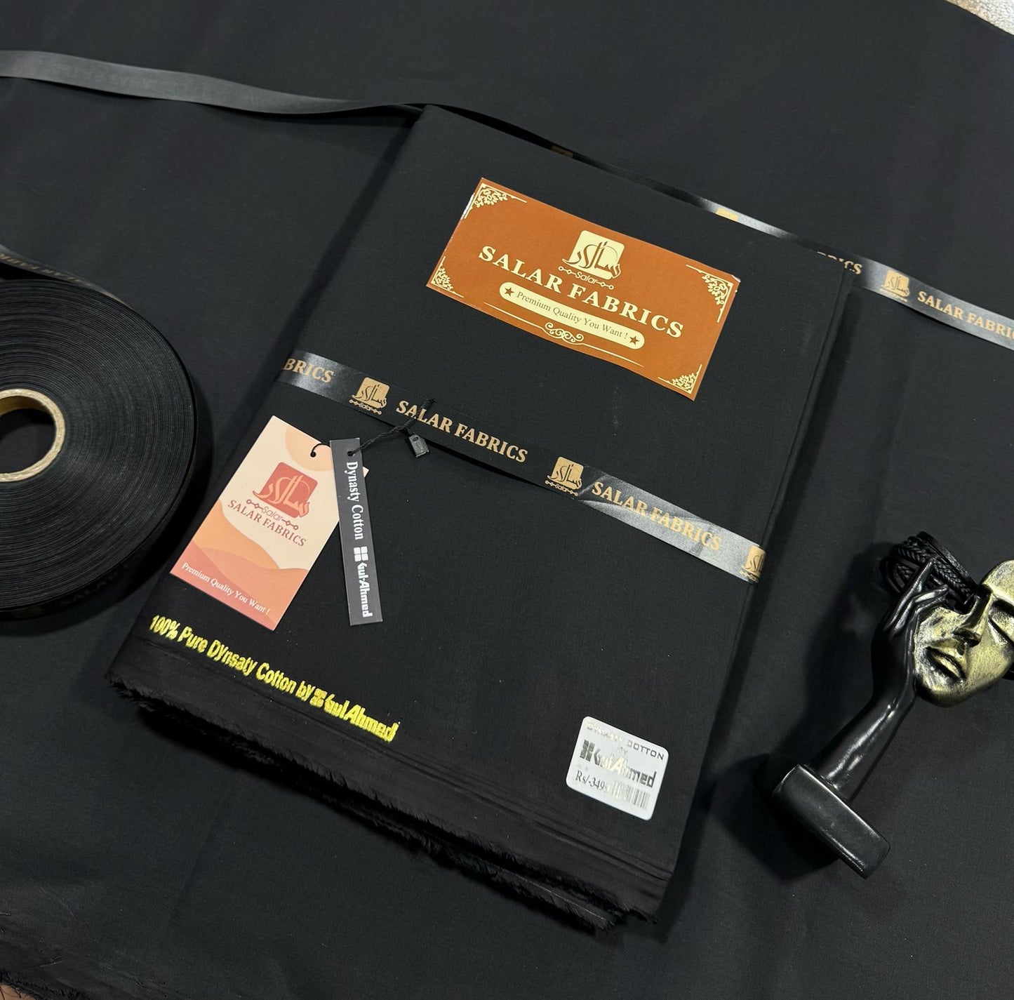 Dynasty Cotton Jet Black