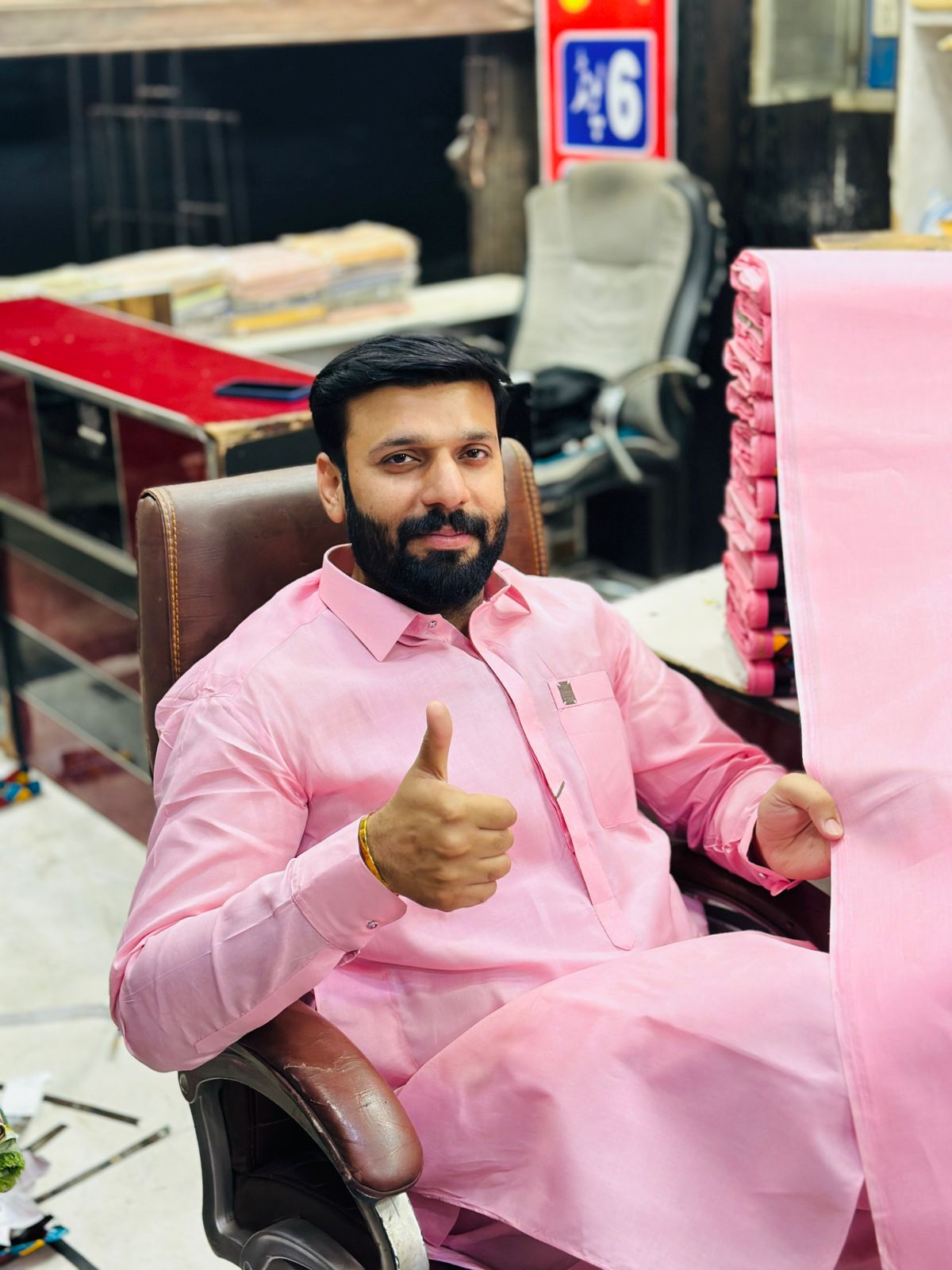 Dynasty Cotton Baby Pink