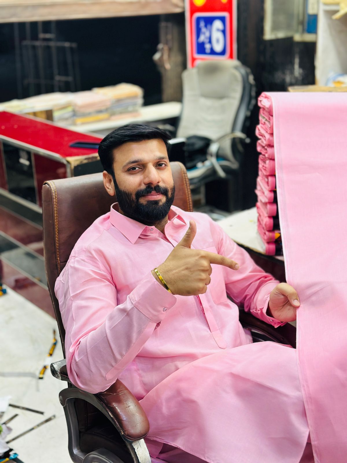 Dynasty Cotton Baby Pink