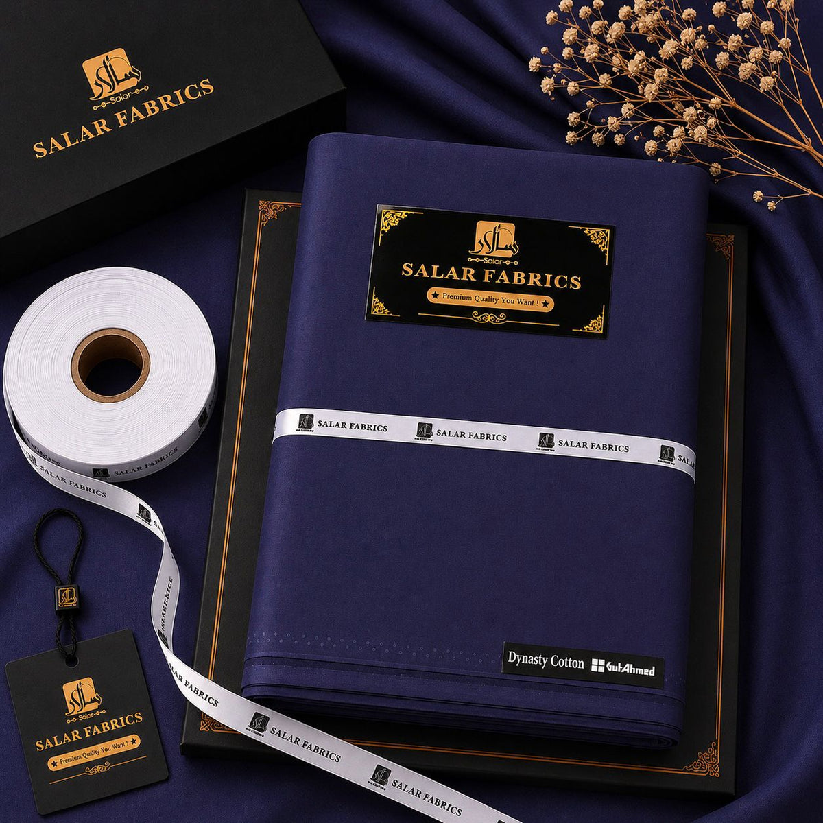 Premium Paper Cotton Ink Blue