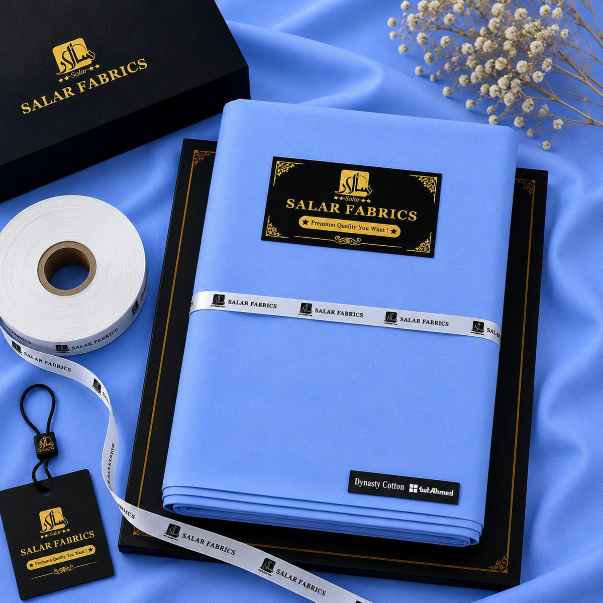 Premium Paper Cotton Sky Blue