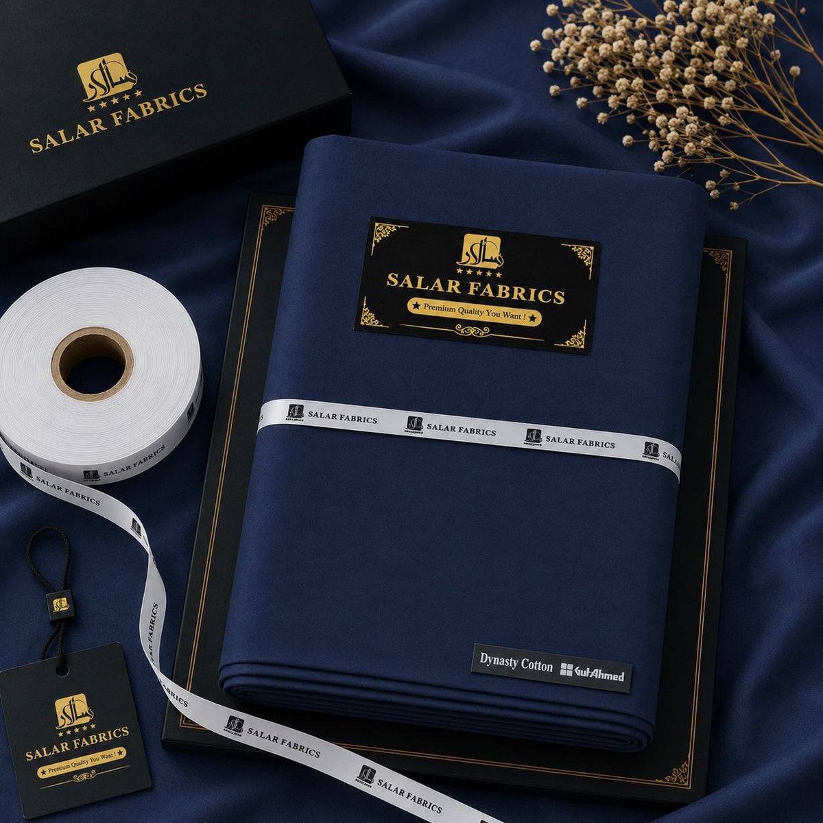 Premium Paper Cotton Navy Blue